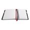 Tru Red Large Mastery Journal with Pockets, 1 Subject, Narrow Rule, Black/Red Cover, 10 x 8, 192 Sheets TR58436 - alternate 3